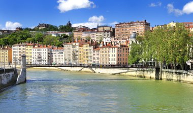 Lyon view, France clipart