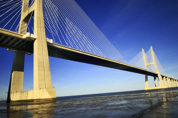Vasco da Gama bridge, Lisbon, Portugal — Stock Photo, Image