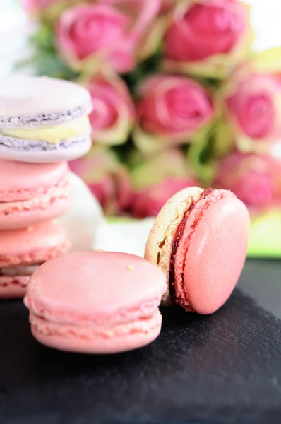 Güzel macarons — Stok fotoğraf