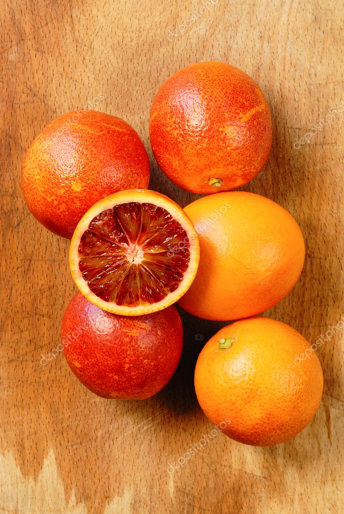 Blood red oranges Stock Photo by ©ventdusud 8064037