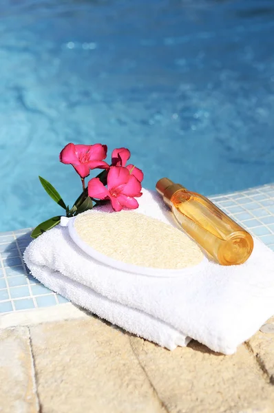 Massage oil and spa spirit — Stock Photo, Image