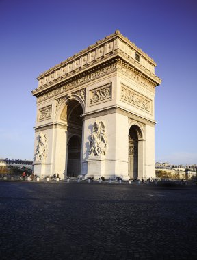 Arch of Triumph. Day time. Paric, France clipart