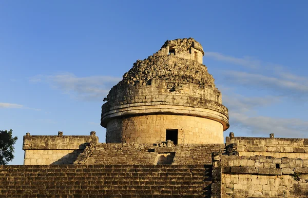 the observatory at chichen itza 图库照片#8726956