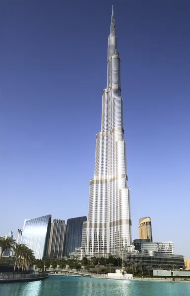 Burj Khalifa, Duba, Emirados Árabes Unidos — Fotografia de Stock