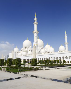 Abu Dhabi Sheikh Zayed White Mosque clipart