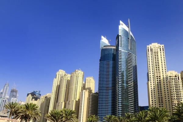 Dubai city, Marina District — Stock Photo, Image