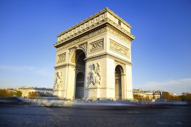 Arch of Triumph. Day time. Paric, France clipart