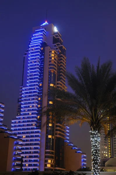 Dubai pada malam hari — Stok Foto