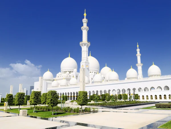 Белая мечеть — стоковое фото