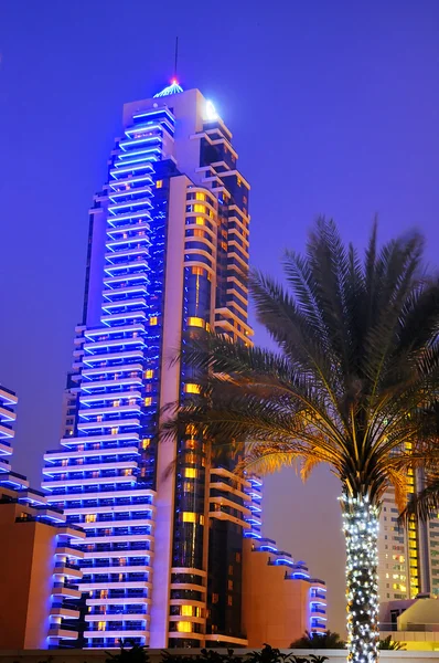 Dubaï by night — Stockfoto