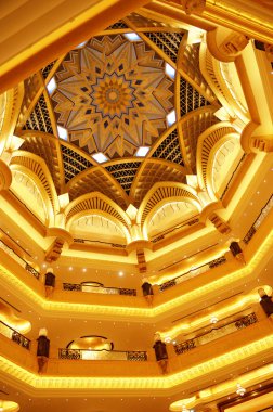 Emirates Palace in Abu Dhabi clipart