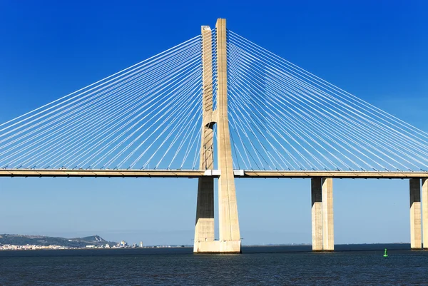 Vasco da gama-bron, Lissabon, portugal — Stockfoto