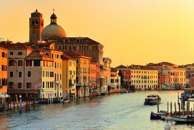 Картина, постер, плакат, фотообои "большой канал в венеции, сакура", артикул 9999283