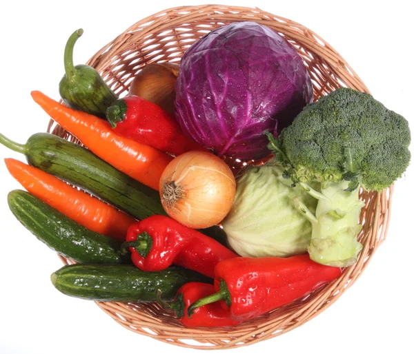 Arrangement de légumes colorés — Photo