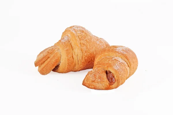 Friss croissant-t elszigetelt — Stock Fotó