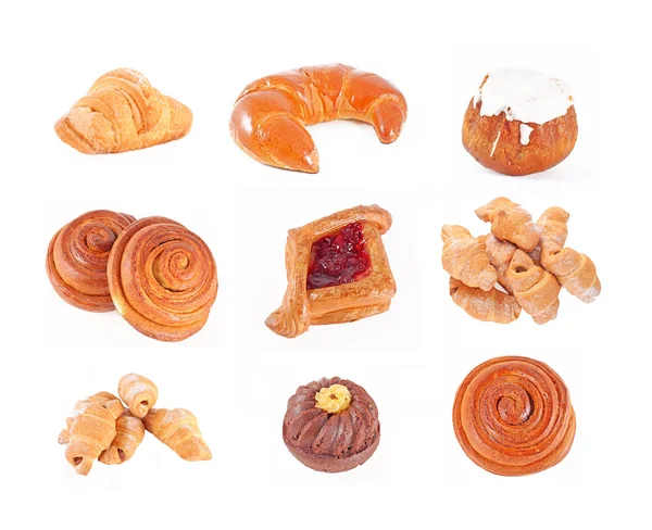 stock image Bakery foodstuffs set