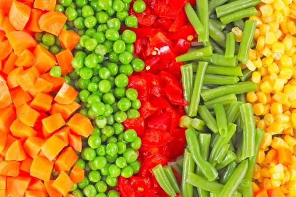 Змішані овочі — стокове фото