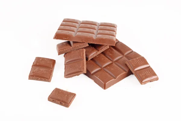 Σπασμένα σοκολάτα — Φωτογραφία Αρχείου