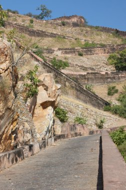 nahagarh fort Pembe Şehir Manzaralı