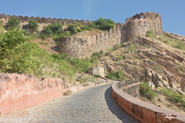 nahagarh fort Pembe Şehir Manzaralı