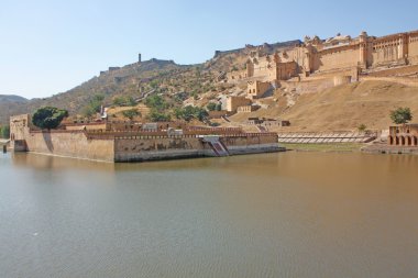 jaipur yakınındaki güzel amber fort