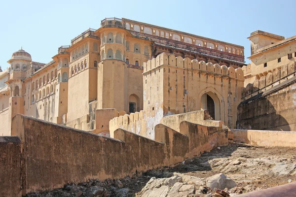 Piękny fort amber w pobliżu jaipur — Zdjęcie stockowe