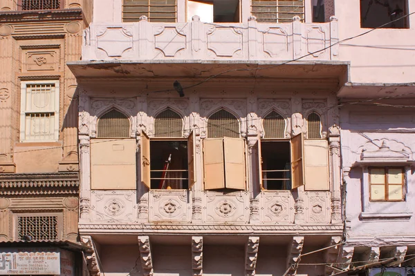 Straten en gebouwen van jaipur — Stockfoto