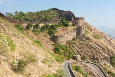 nahagarh fort jaipur Pembe Şehir Manzaralı