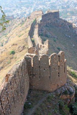 nahagarh fort jaipur Pembe Şehir Manzaralı