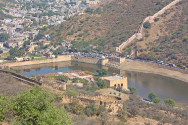 jaipur yakınındaki güzel amber fort