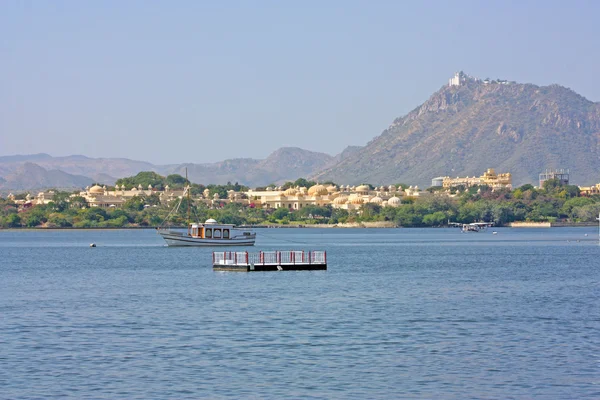 stock image Building on the Lake in Udaipur