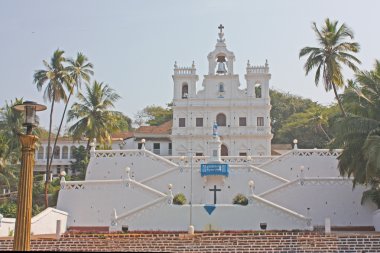 Ora Pronobis Catholic Church in Goa clipart