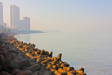 Mumbai Hindistan skyline başkenti