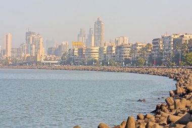 Mumbai capital of India skyline clipart