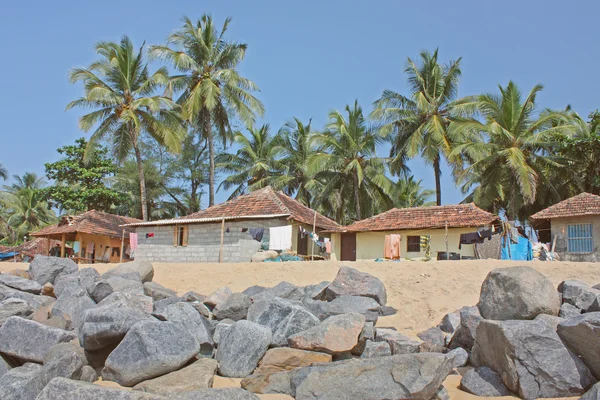 Fishermans hus i kerala — Stockfoto