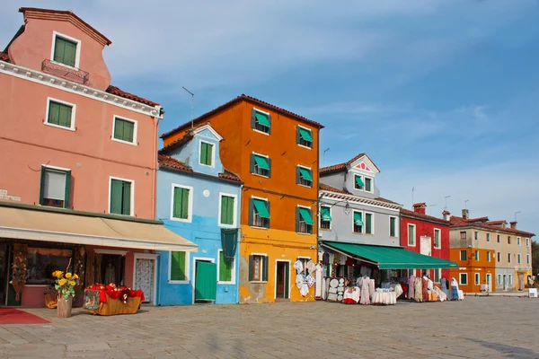 Burano (Isla de Venecia) ) — Foto de Stock
