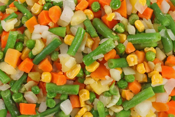 Különböző fagyasztott zöldségek — Stock Fotó