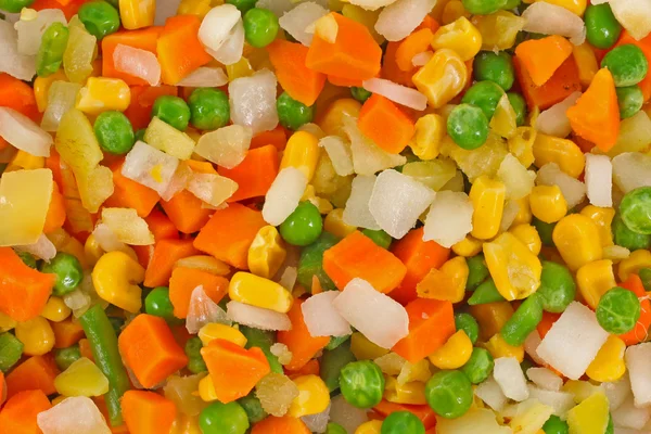 Diverse verdure congelate — Foto Stock