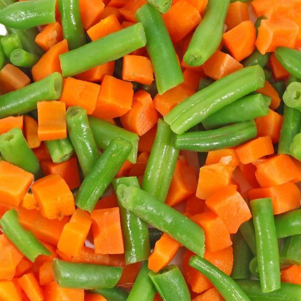 Olika frysta grönsaker — Stockfoto