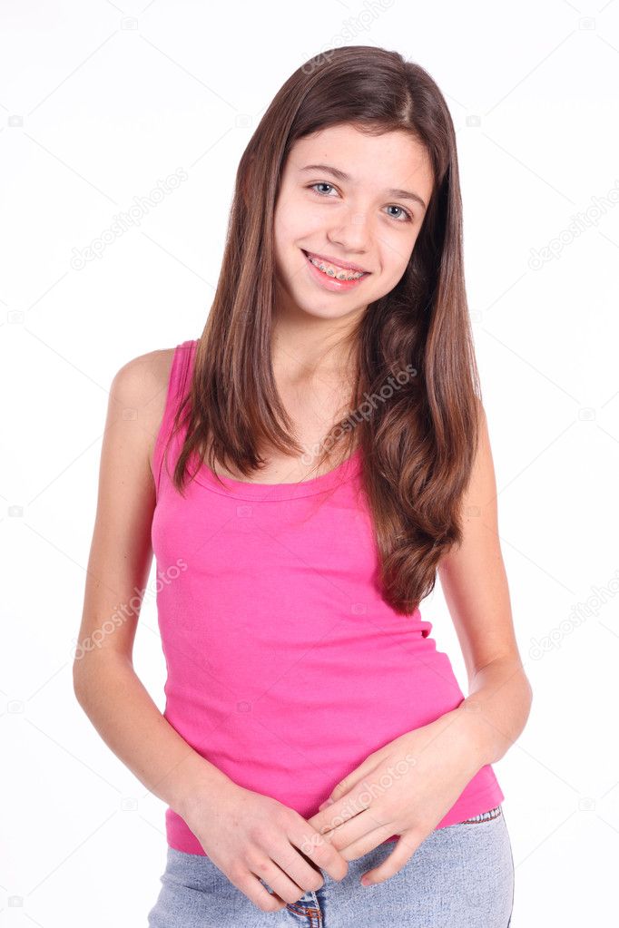 Young Girl Down Blouse Teen