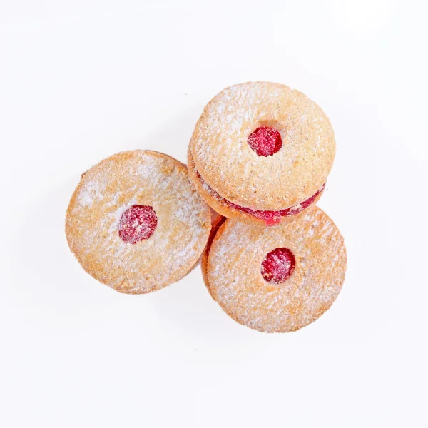 stock image Cherry cakes isolated