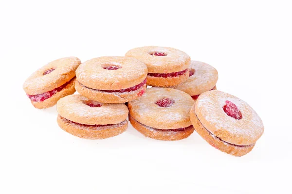 stock image Cherry cakes isolated