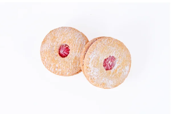 Cherry cakes isolated — Stock Photo, Image