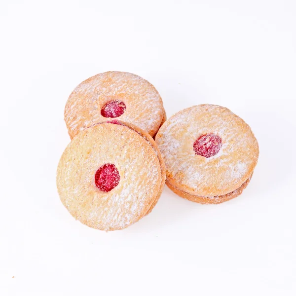 stock image Cherry cakes isolated