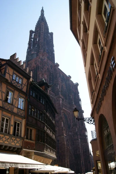 Notre Dame Strasbourgban — Stock Fotó
