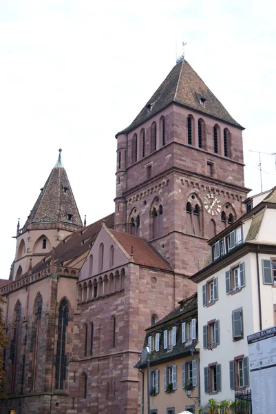 Εκκλησία στο Στρασβούργο — Φωτογραφία Αρχείου