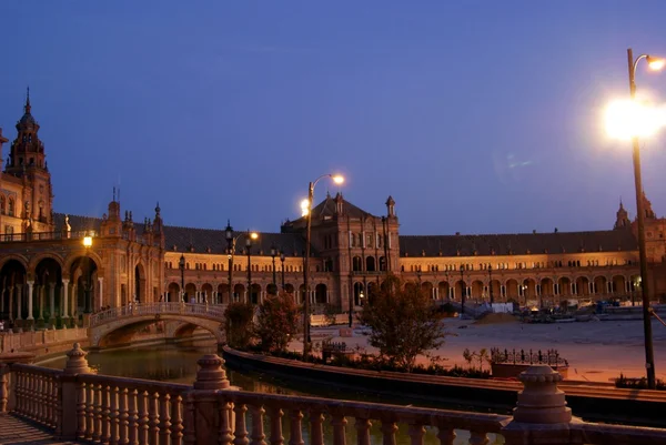 Sevilla per nacht — Stockfoto