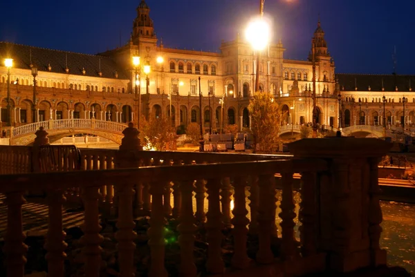 Plaza de espana v noci — Stock fotografie