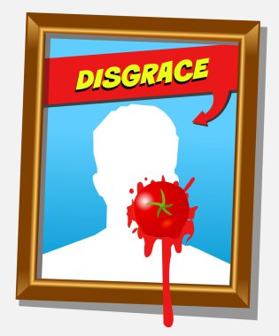 The disgrace frame clipart