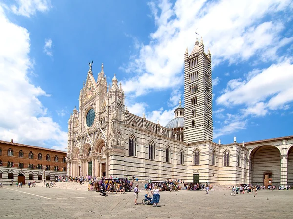 Duomo di siena, Włochy — Zdjęcie stockowe